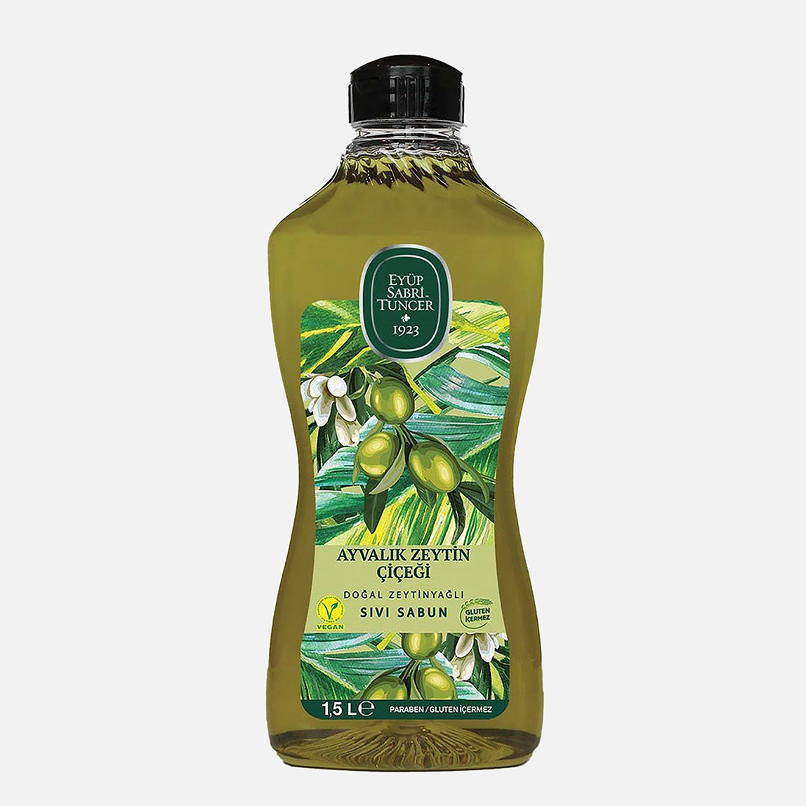    Eyüp Sabri Tuncer Ayvalık Zeytin Çiçeği Zeytinyağlı Sıvı Sabun 1,5L  