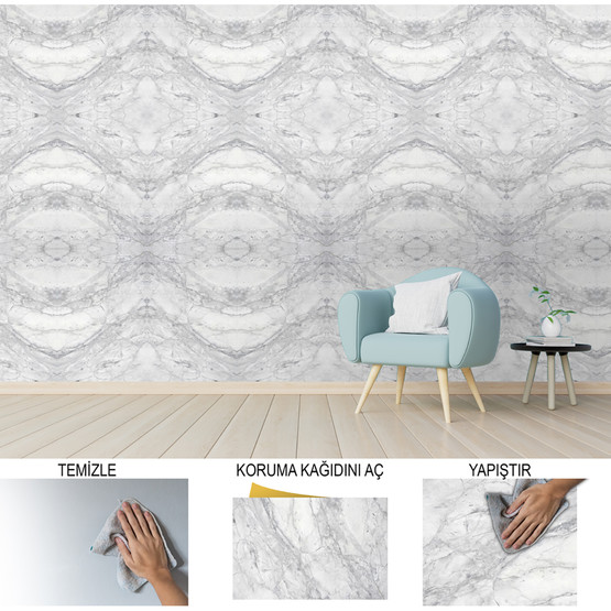 Tink Panel Ağ Desenli Gri Duvar Panel PVC Karo 41 x 62 cm 