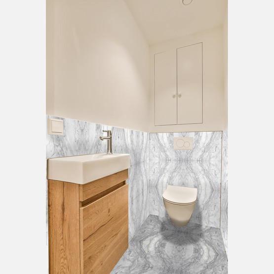 Tink Panel Ağ Desenli Gri Duvar Panel PVC Karo 41 x 62 cm 