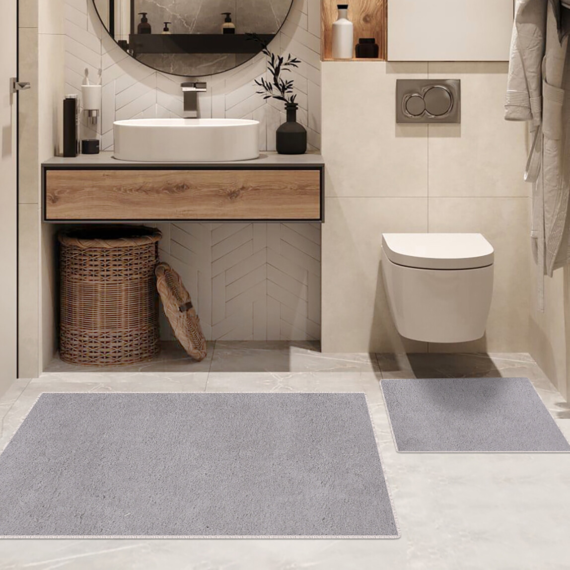    Crea Puff Banyo Paspası 3152  
