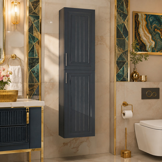 Gold Banyo Aria 38 cm Banyo Boy Dolabı Antrasit