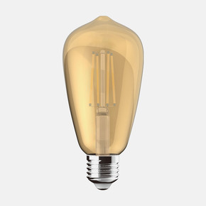 Ecolite Led Filament Gold St64 9.5W E27 1800K Led Ampul 