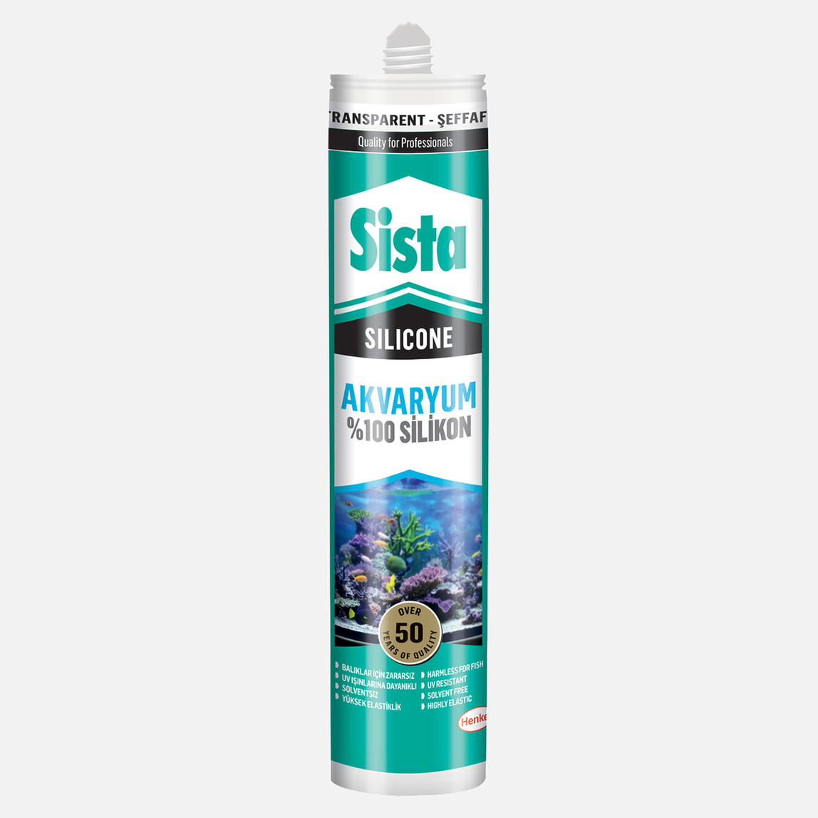    Sista Akvaryum %100 Silikon Şeffaf 280 ml 