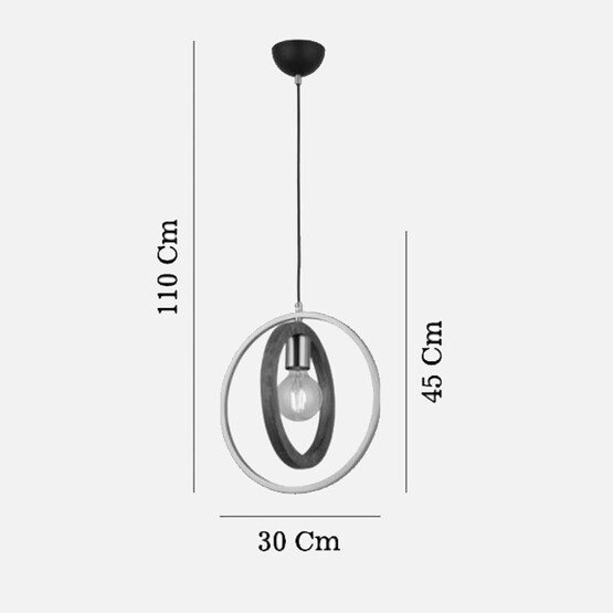 Lucea Feno Antik Tekli Sarkıt Avize