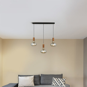 Lucea Hena Vintage 3'lü Sıralı Avize 