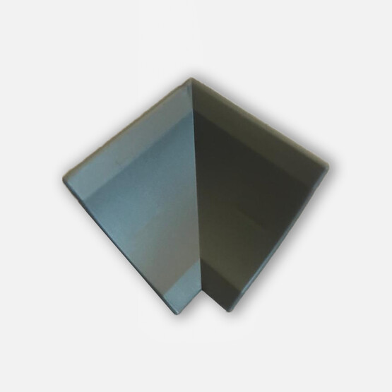 Ersin İç Bükey İç Köşe Pvc Süpürgelik Bağlantı Parçası Gümüş 