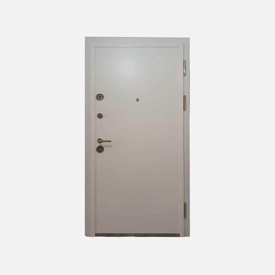 İdealim KM-101 Krom Seri PVC Mono Çelik Kapı