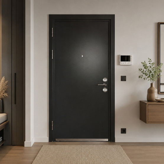 İdealim KK-111 Krom Kabartma Seri Çelik Kapı