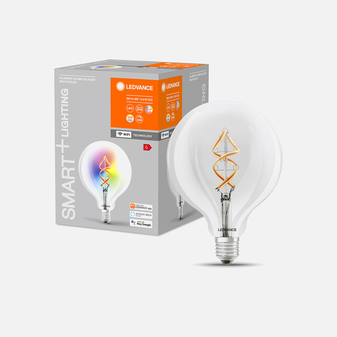    Osram Smart Wifi Filament 30D 4.5 W Renkli E27 LED Ampul 