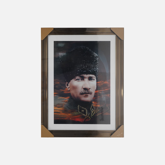 Mina Art Atatürk Çerçeveli 42x58 cm