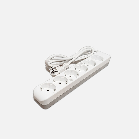 Nilson 6'lı 2 metre Topraklı Flash Grup Priz 