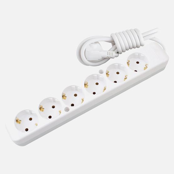 Nilson 6'lı 2 metre Topraklı Flash Grup Priz 