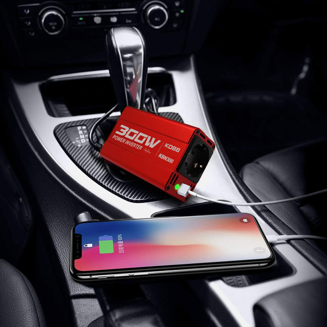    Kobb Kbn300 12V/220V 300Watt Modifiye Sinüs Dönüştürücü İnvertör 