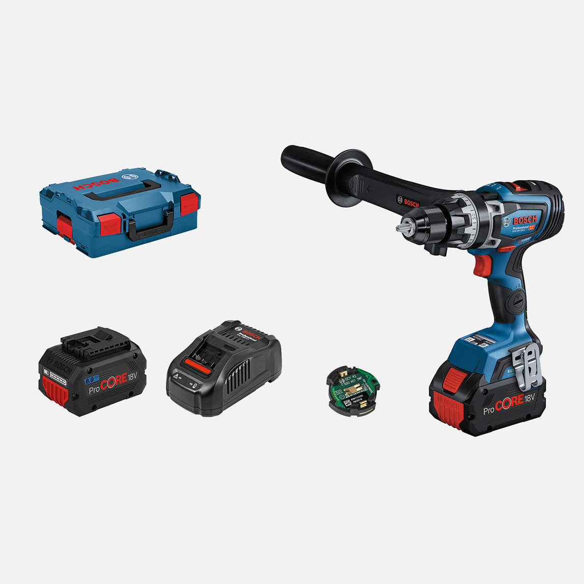    Bosch GSB 18V-150 C 2x8.0 Ah Akülü Darbeli Vidalama  
