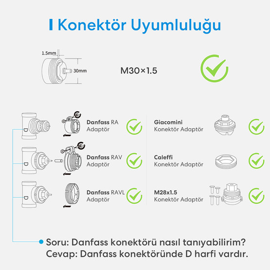 Meross MTS150H Akıllı Termostat Baslangıç Kit 