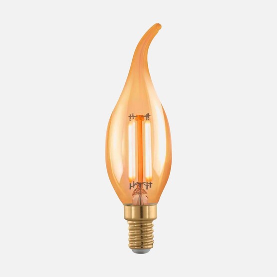 Led Mum Kıvrık  4W Amber 1700K Ampul 