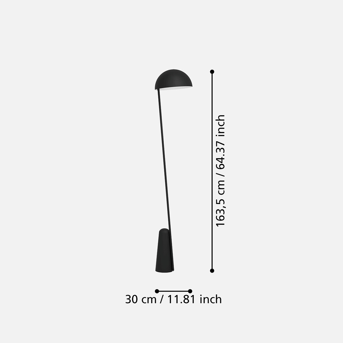    Aranzola Lambader Siyah E-27   
