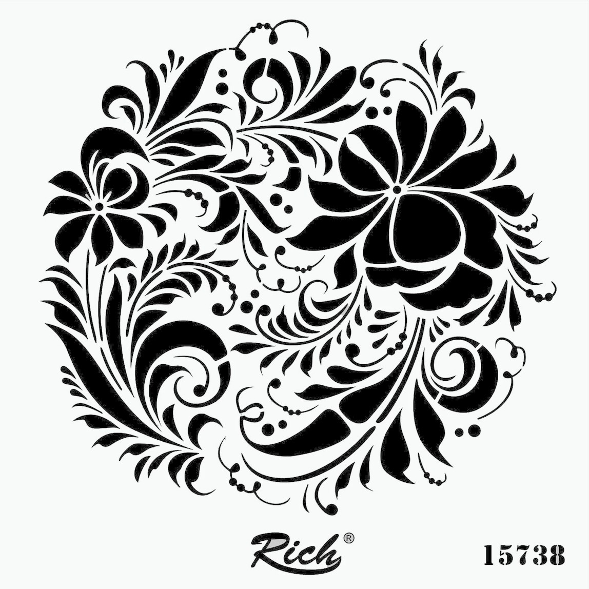    Stencıl Kare 25x25 15738   