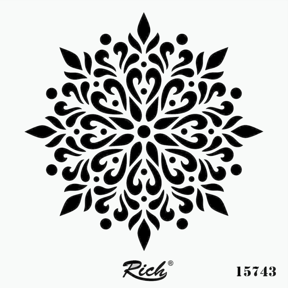    Stencıl Kare 25x25 15743   