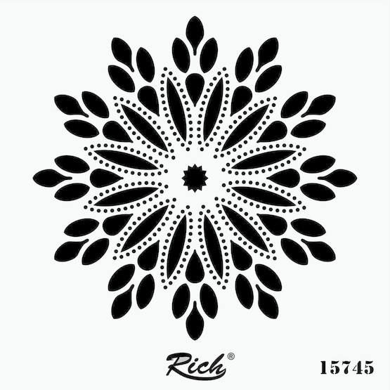 Stencıl Kare 25x25 15745  