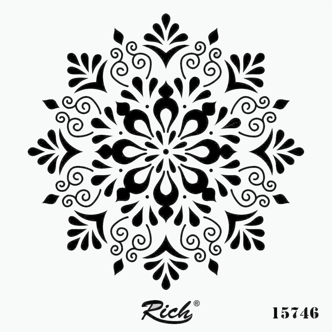    Stencıl Kare 25x25 15746   