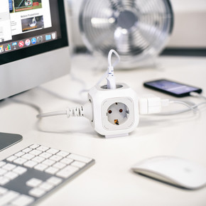 Brennenstuhl Alea Cube 1,4 metre 4'lü Uzatma Kablosu 