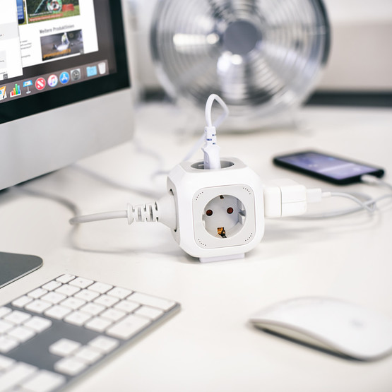 Brennenstuhl Alea Cube 1,4 metre 4'lü Uzatma Kablosu 