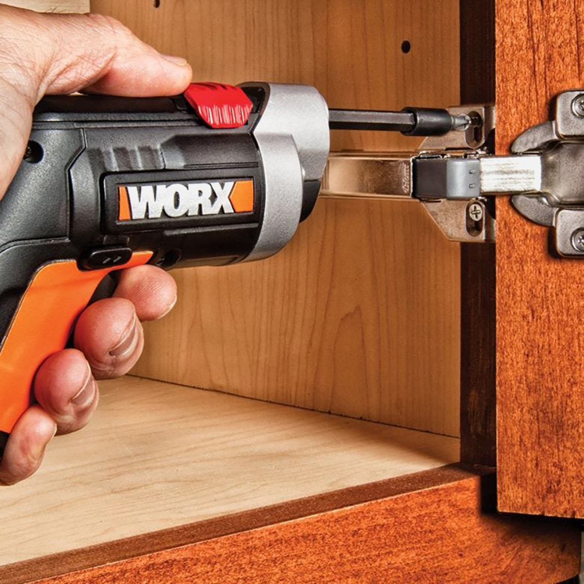    Worx WX252 4 V 1.5 Ah Tek Akülü Li-ion Darbesiz Akülü Vidalama + 10 adet Bits Uç   