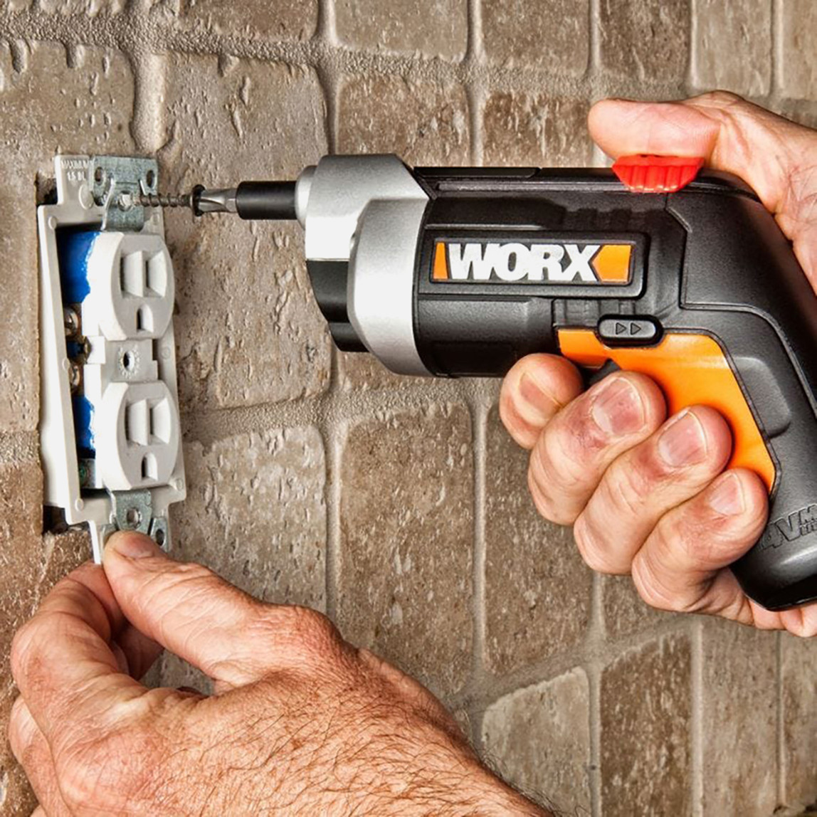    Worx WX252 4 V 1.5 Ah Tek Akülü Li-ion Darbesiz Akülü Vidalama + 10 adet Bits Uç   