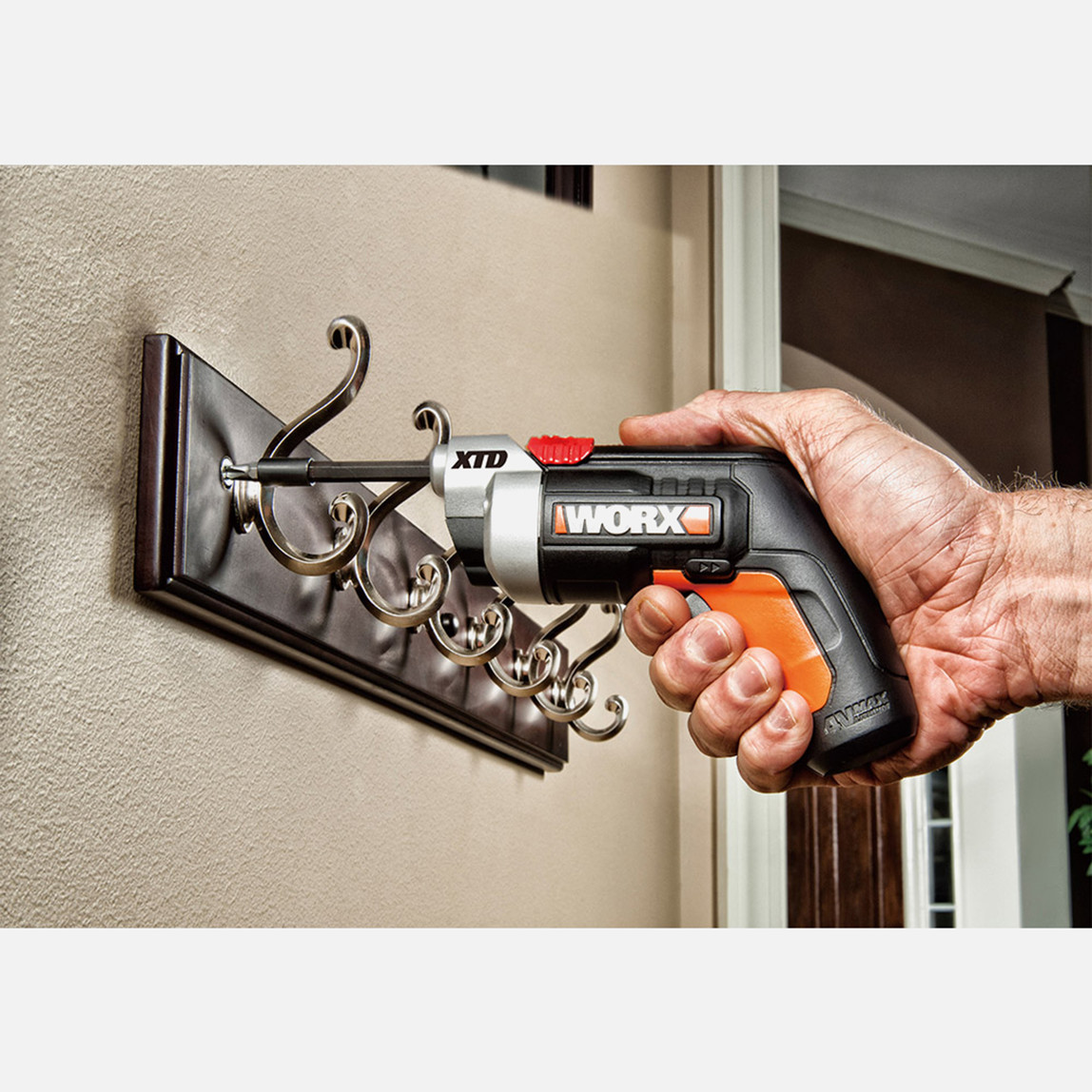    Worx WX252 4 V 1.5 Ah Tek Akülü Li-ion Darbesiz Akülü Vidalama + 10 adet Bits Uç   