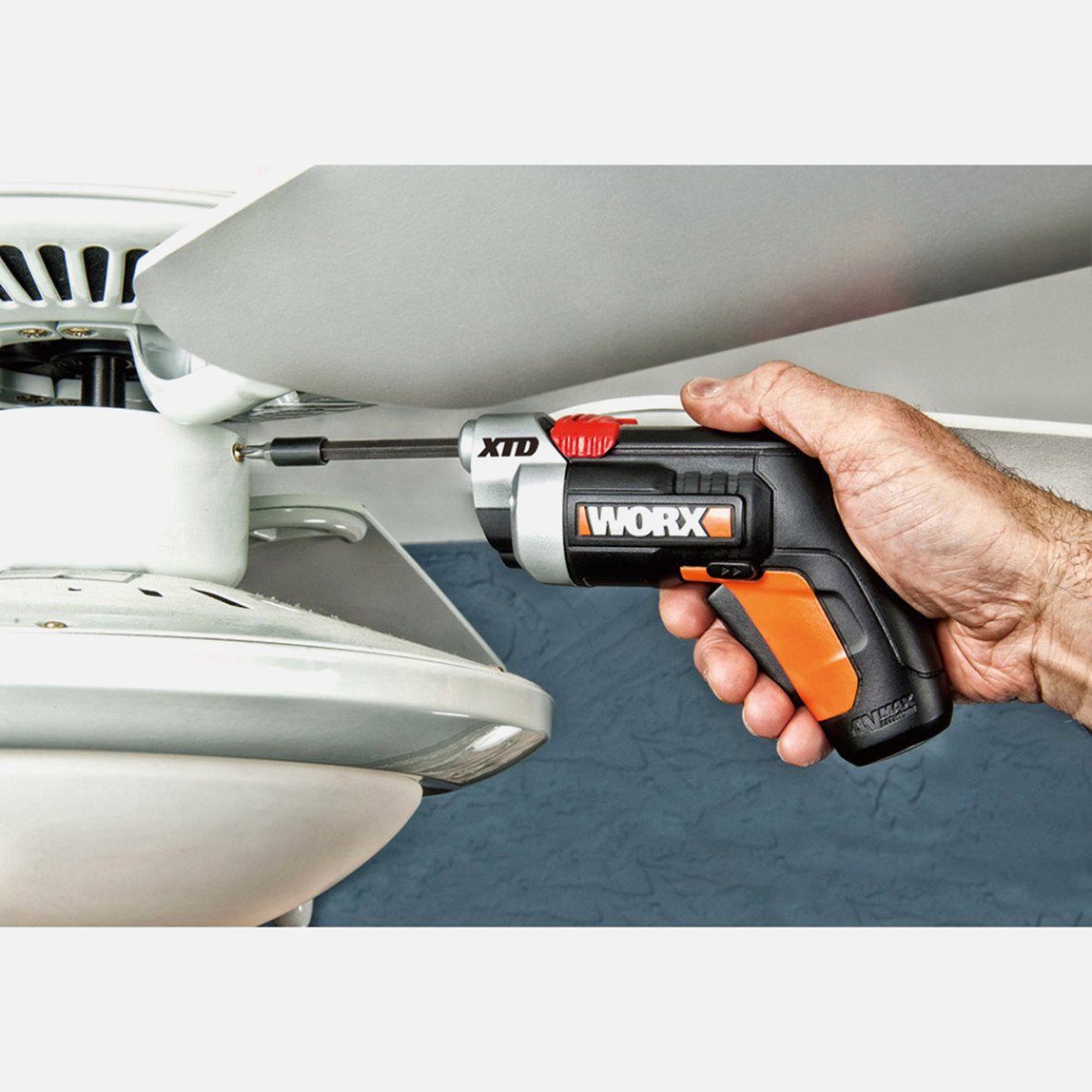    Worx WX252 4 V 1.5 Ah Tek Akülü Li-ion Darbesiz Akülü Vidalama + 10 adet Bits Uç   