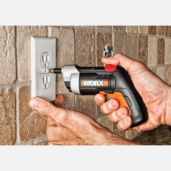 Worx WX252 4 V 1.5 Ah Tek Akülü Li-ion Darbesiz Akülü Vidalama + 10 adet Bits Uç  