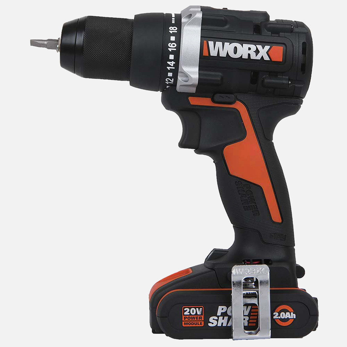    Worx WX102 20 V 2 Ah Çift Akülü Li-ion Darbeli Akülü Matkap   