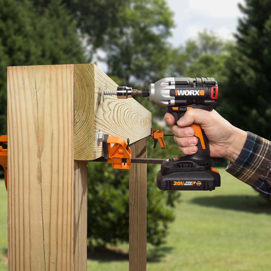    Worx WX261 20 V 2 Ah Çift Akülü Li-ion Darbeli Akülü Tornavida   