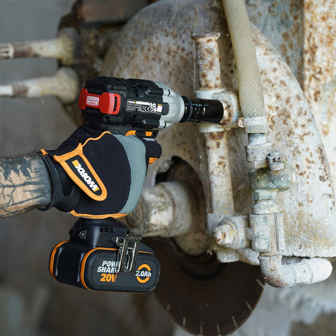   WORX WX272 20V - 2.0Ah Çift Akülü Şarjlı Kablosuz Vidalama   