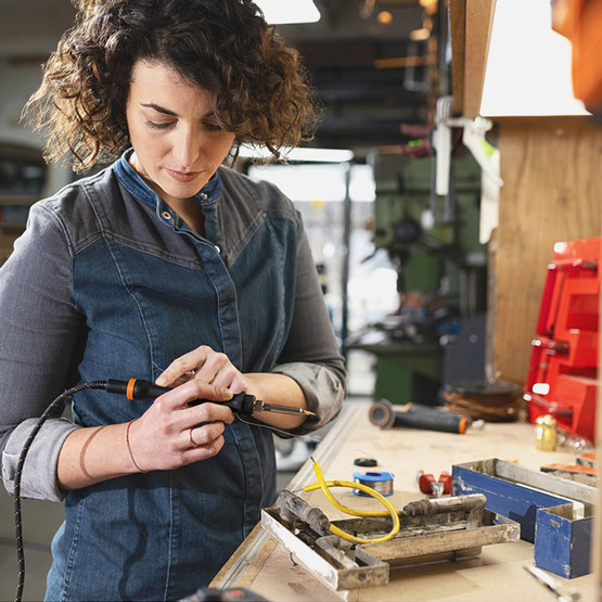 WORX WX744.9 MAKERX 20Volt Profesyonel Dijital Lehim Tabancası + 12 Aksesuar (Akü Dahil Değildir) 