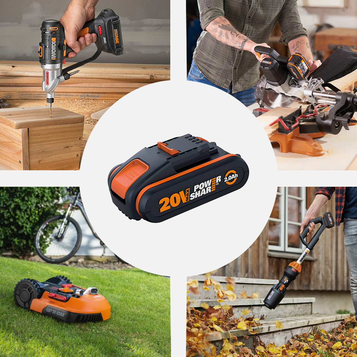    Worx Wa3880 20V 2Ah Li-ion Akü Şarj Cihazı   