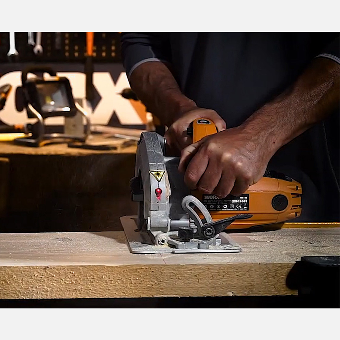    Worx WX445 1600 W Profesyonel Lazerli Daire Testere  