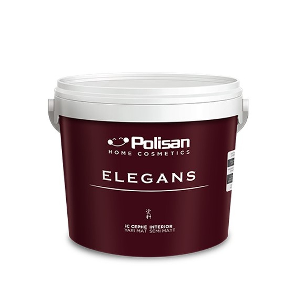    Polisan 2,5 L Elegans Yarı Mat Beyaz İç Cephe Boyası 