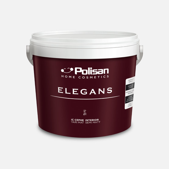 Polisan Elegans Yarı Mat 12,5 L Beyaz
