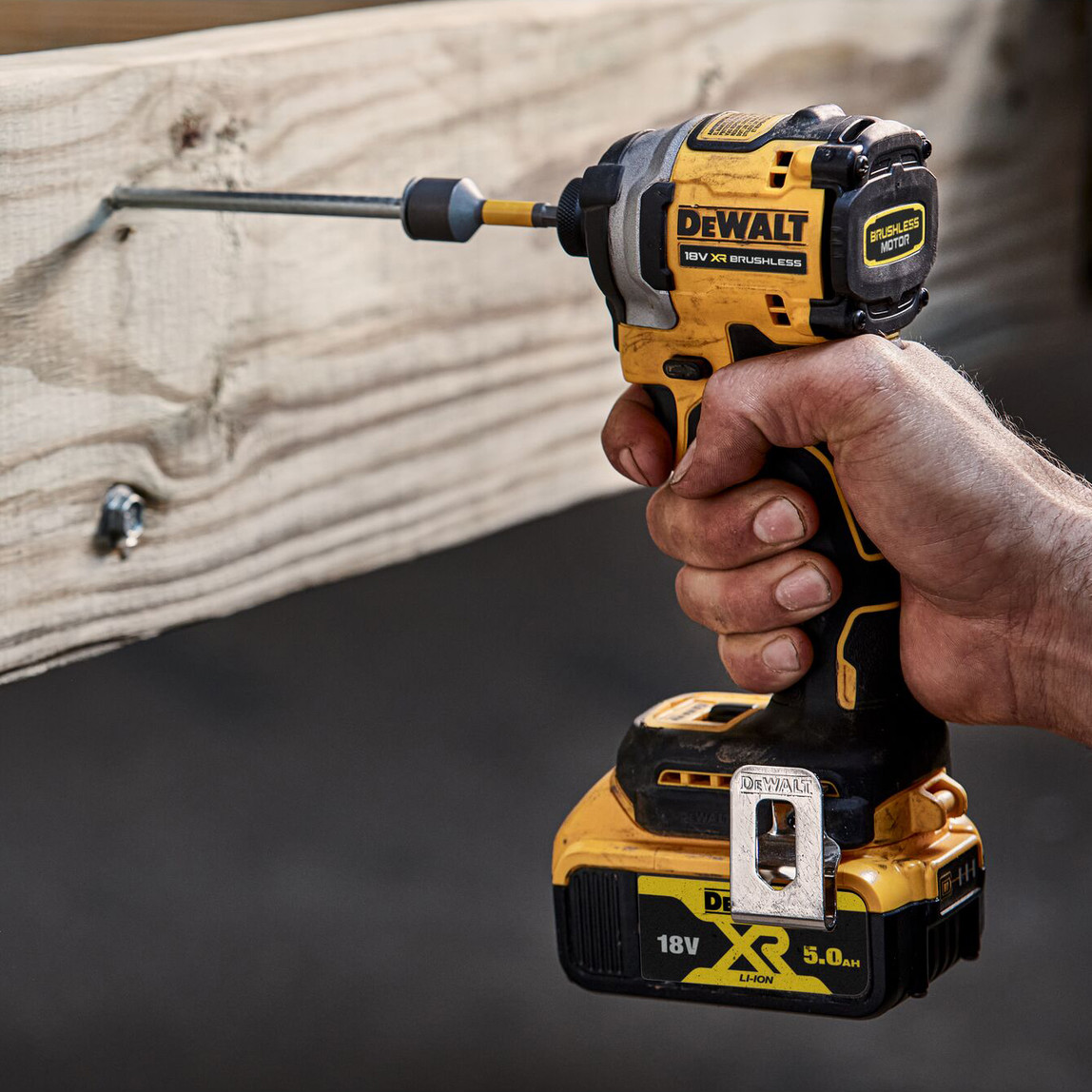    Dewalt Dcf850N-Xj 18 V 206 Nm Kömürsüz Motor Akülü Darbeli Tornavida -Solo (Akü ve Şarj Cihazı Dahil Değildir.) 