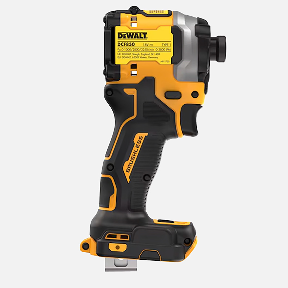    Dewalt Dcf850N-Xj 18 V 206 Nm Kömürsüz Motor Akülü Darbeli Tornavida -Solo (Akü ve Şarj Cihazı Dahil Değildir.) 