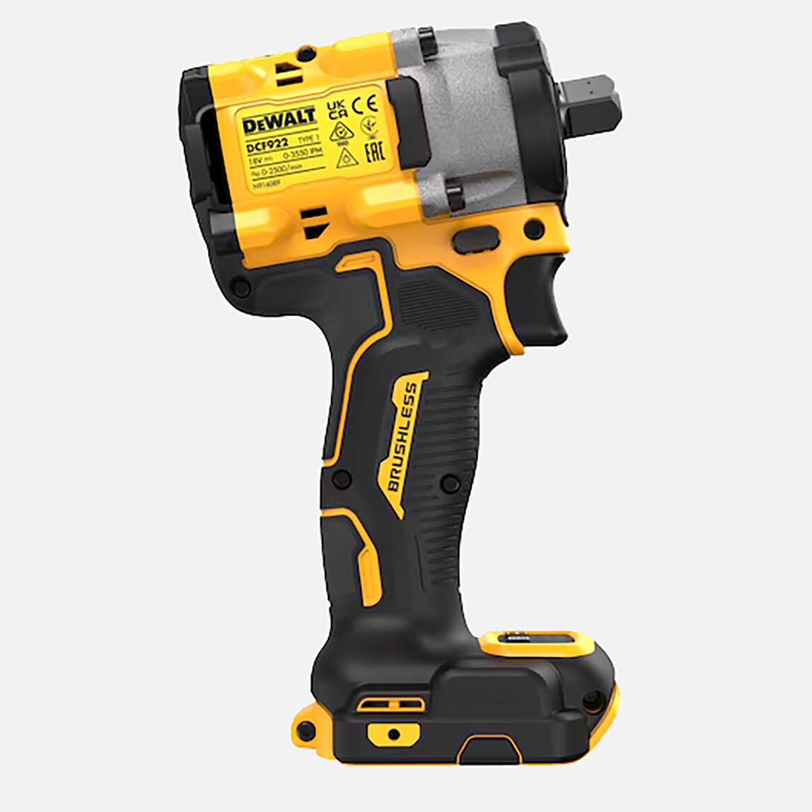    Dewalt Dcf922Nt-Xj 18 V 406 Nm Kömürsüz Motor Somun Sıkma Makinesi -Solo (Akü ve Şarj Cihazı Dahil Değildir.) 