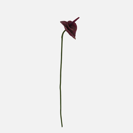 Yapay Antoryum Çiçeği Bordo 70 cm