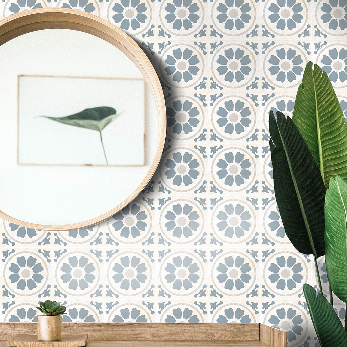    Ege Seramik Kenzzi Tamensa Karo Blue 20 x 20 cm 0,48 m2 