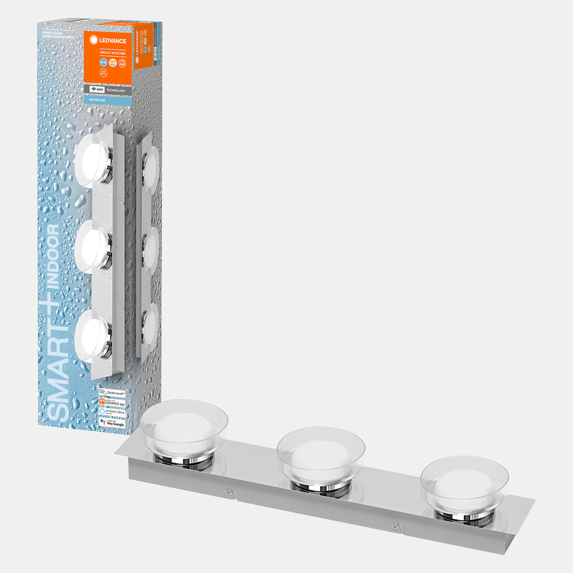    Smart Orbis Round Wifi 18 W 3'lü Sıva Altı Gömme Led Spot 