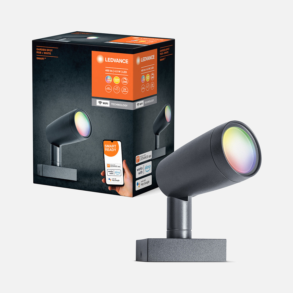    Smart Garden Wifi 4.5 W Tekli Sıva Üstü Led Spot 