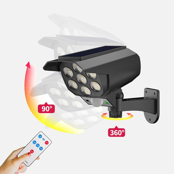 42 Led Beyaz Işık Solar Kamera 