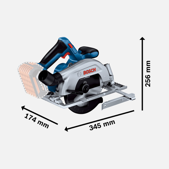 Bosch GKS 185-LI Solo Profesyonel Akülü Daire Testere (Akü ve Şarj Cihazı Dahil Değildir.)