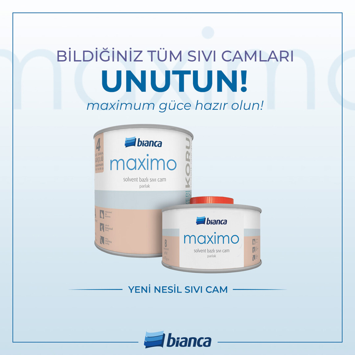    Bianca Maximo Sıvı Cam 0,5 Lt  